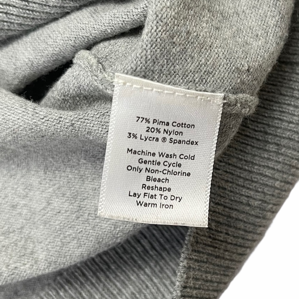 Vintage | Grey Cotton Blend Crew Neck Basic Knit Sweater Vest S - Picture 5 of 9